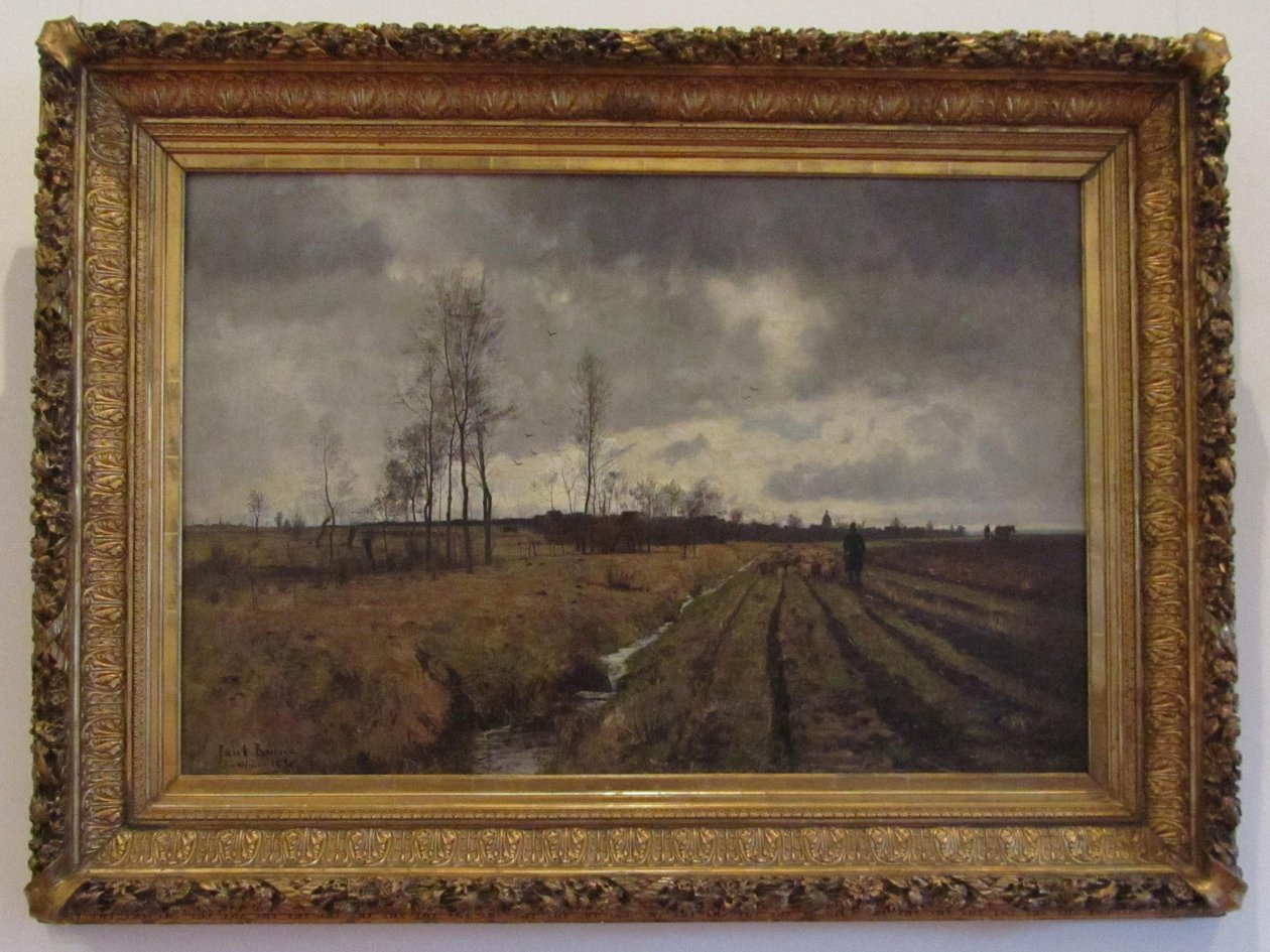 Strada per Niedergrunstedt, Paul Baum, 1886, esposto nel Schlossmuseum di Weimar da Michael Sander Sander