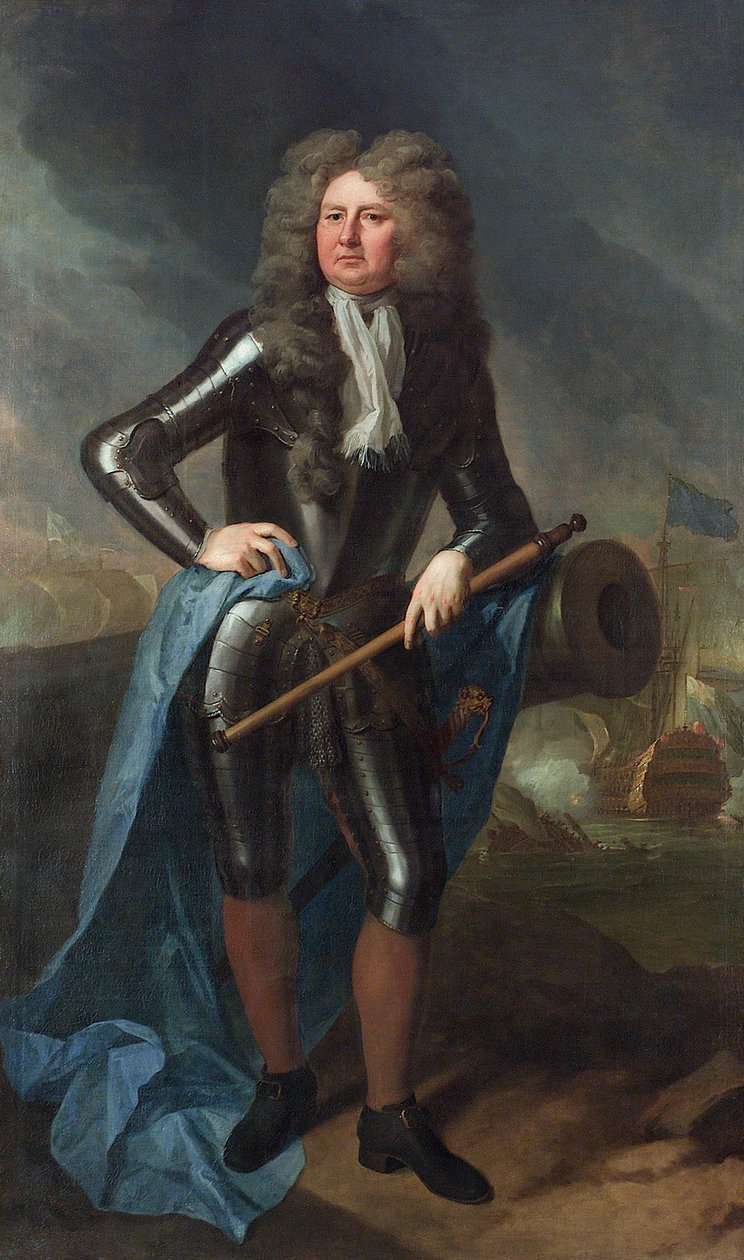 Ammiraglio Sir Cloudesley Shovell (1650-1707) da Michael Dahl