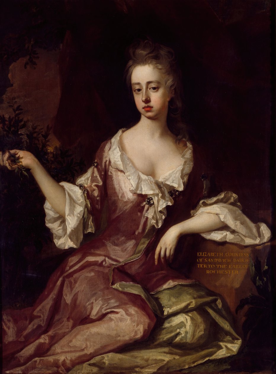 Elizabeth Contessa di Sandwich da Michael Dahl