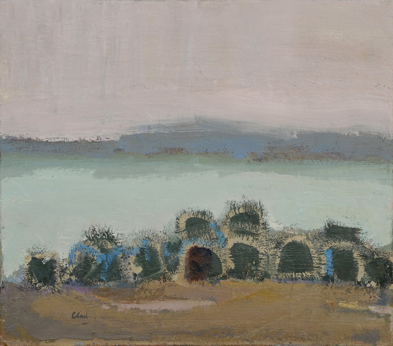 Creels, Mull, 2017 (olio su lino) da Michael G. Clark