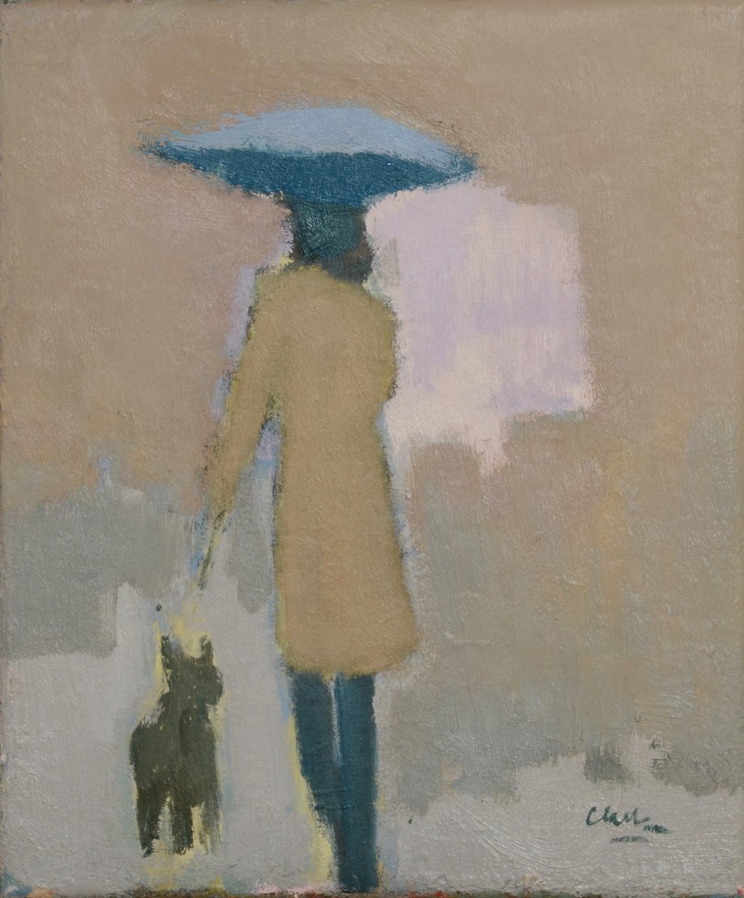Parigina, 2017 (olio su lino) da Michael G. Clark