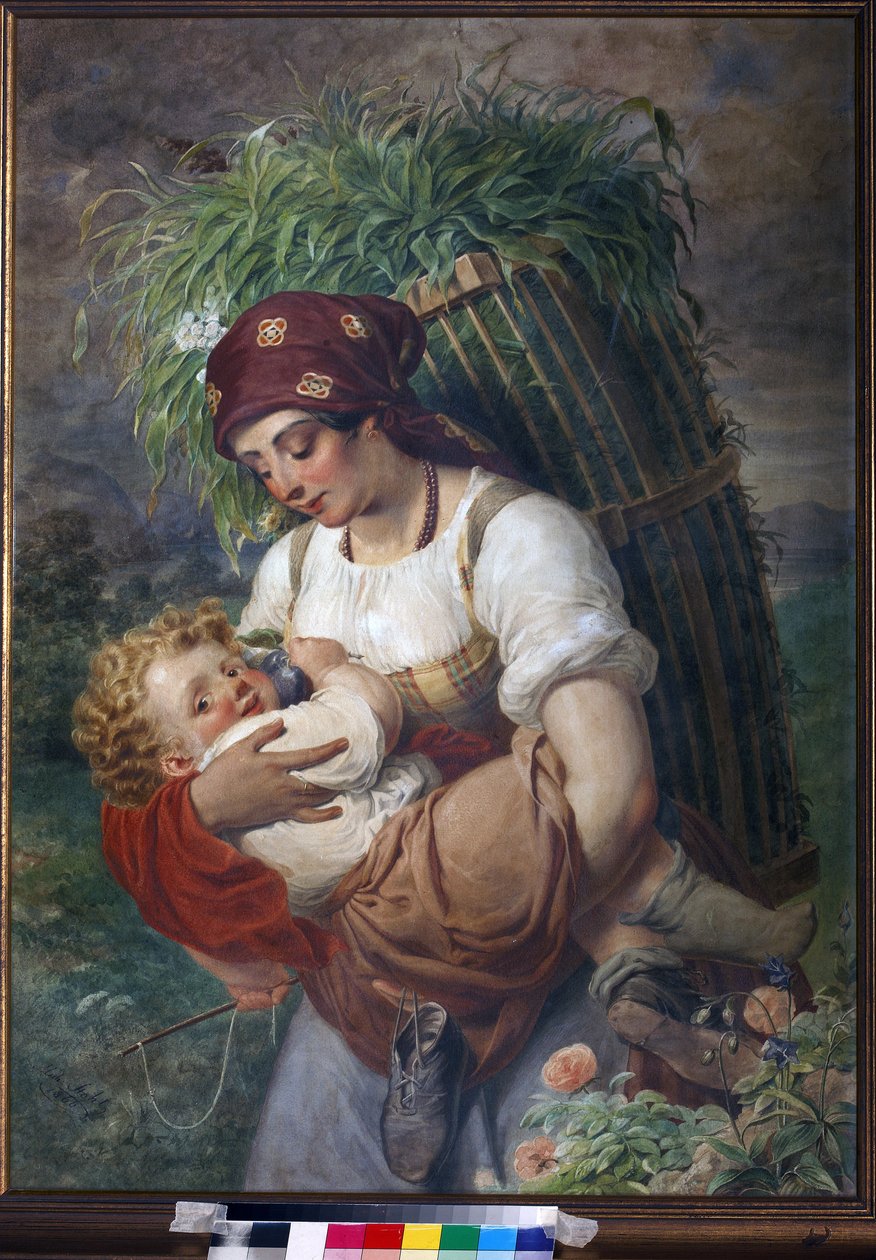 Madre con bambino da Michael Stohl