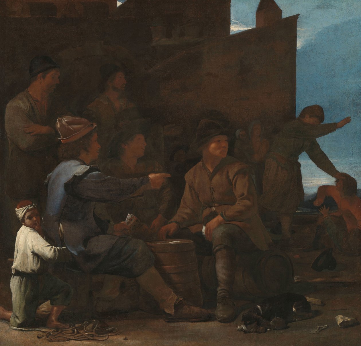I giocatori di carte da Michael Sweerts
