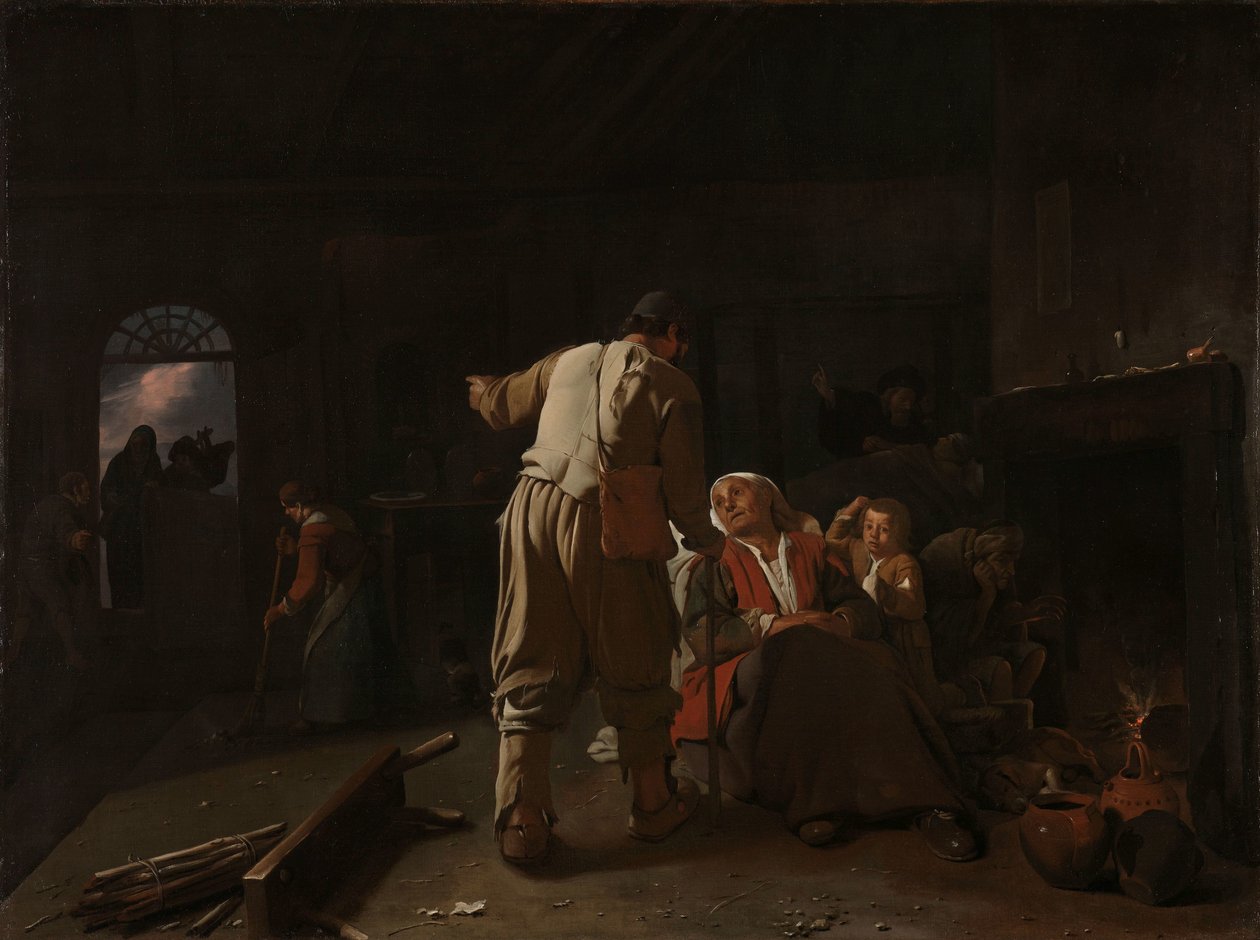 Visitare i malati da Michael Sweerts