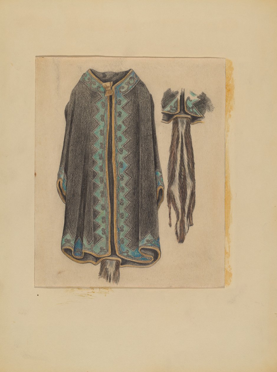 Cappotto di cotone nero da Michael Trekur