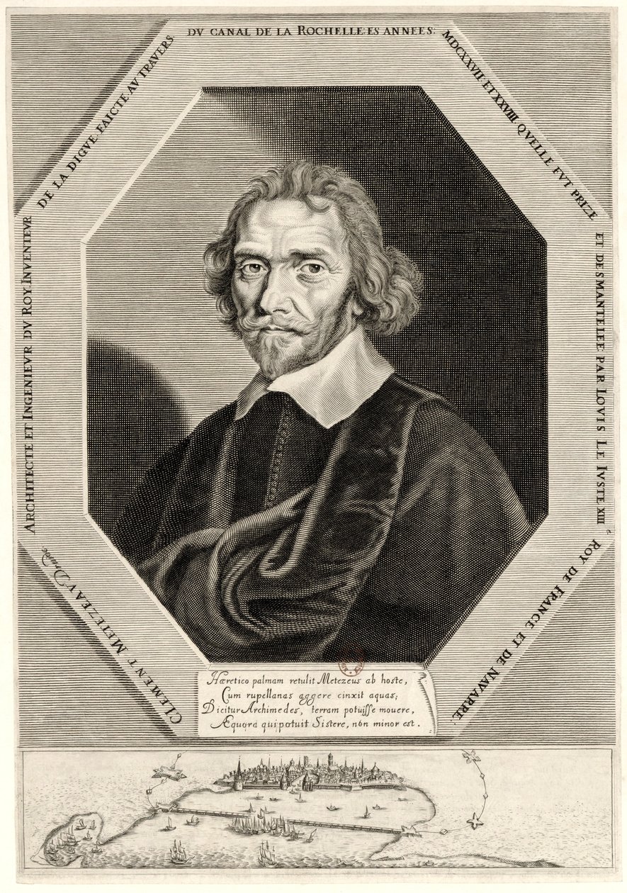 Clément Métezeau (1581 - 1652), architetto francese da Michel Lasne