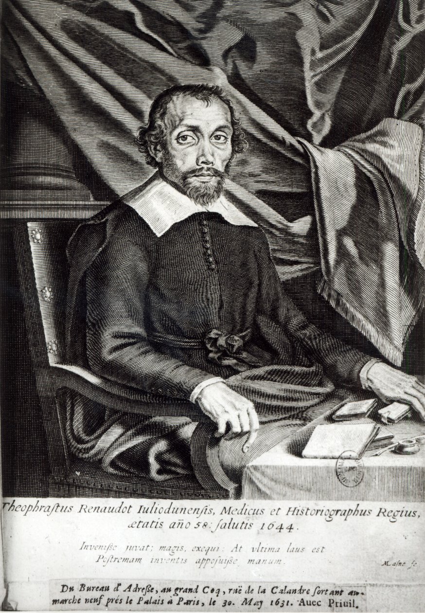 Ritratto di Theophraste Renaudot all