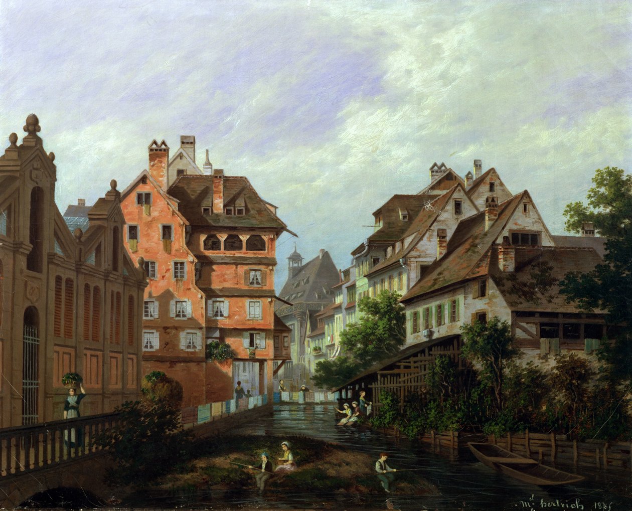 Rue des Tanneurs, Colmar, 1875 da Michel Hertrich