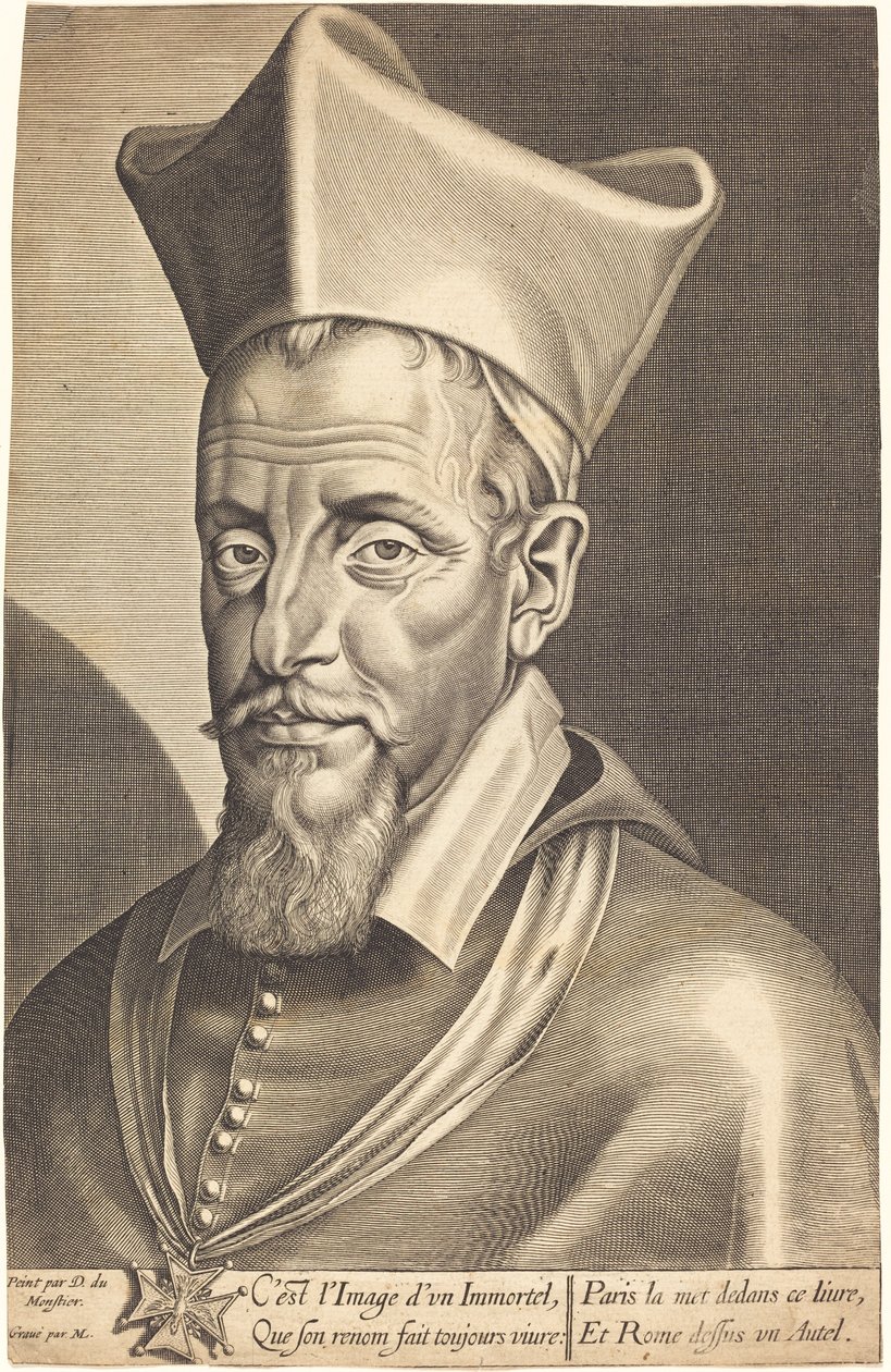 François La Rochefoucauld da Michel Lasne after Daniel Dumonstier