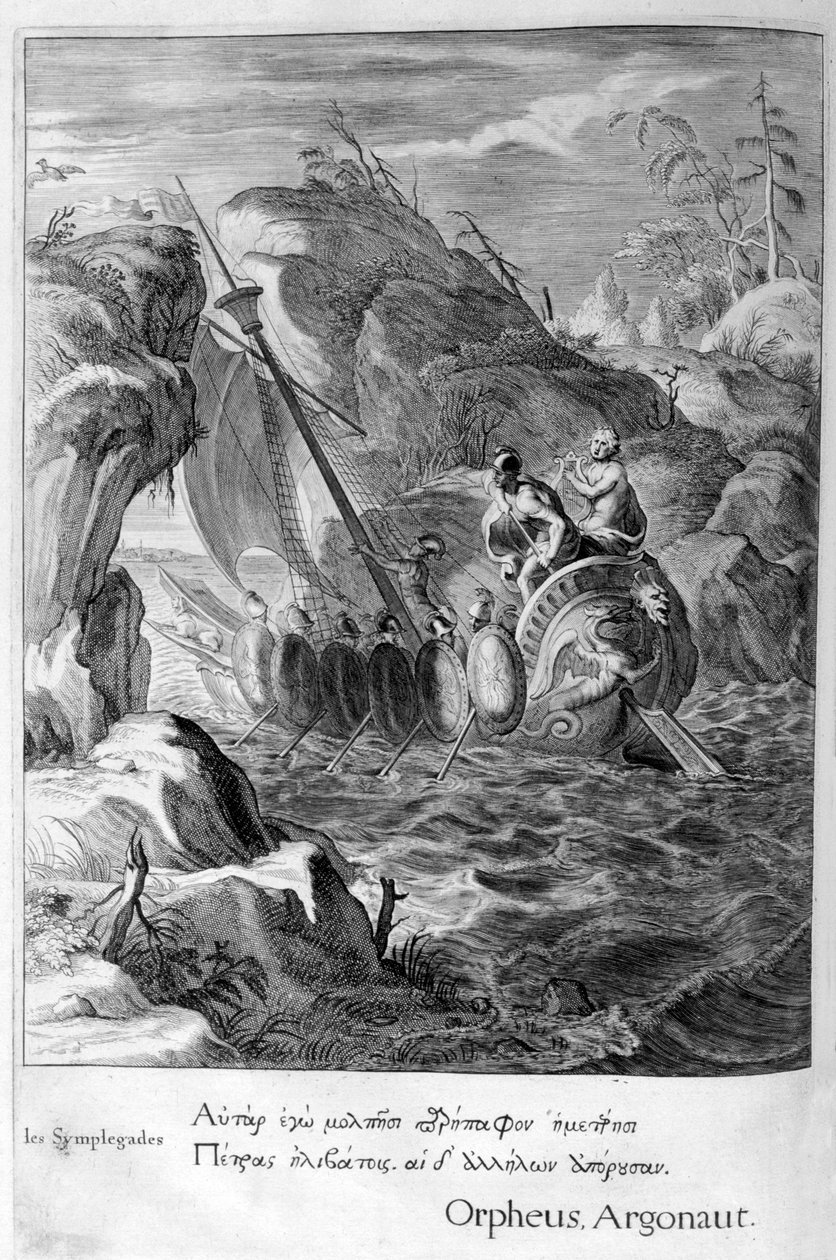 Gli Argonauti passano le Simplegadi, 1655 da Michel de Marolles