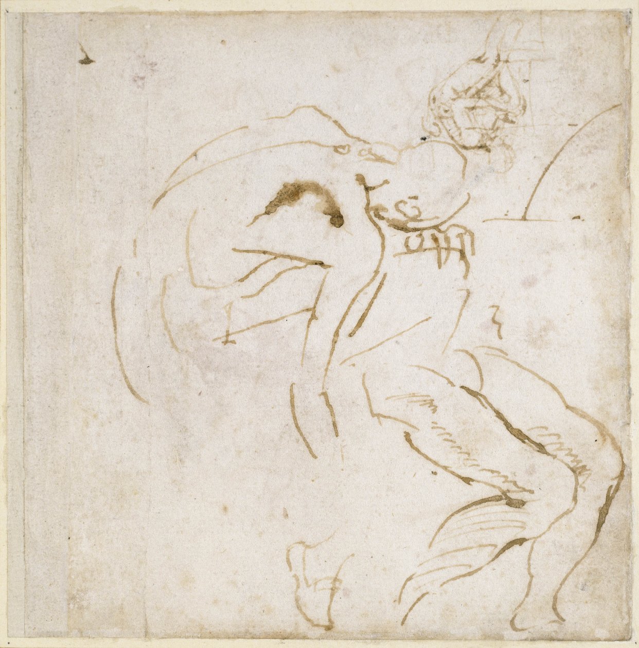 Studio di figura da Michelangelo Buonarroti