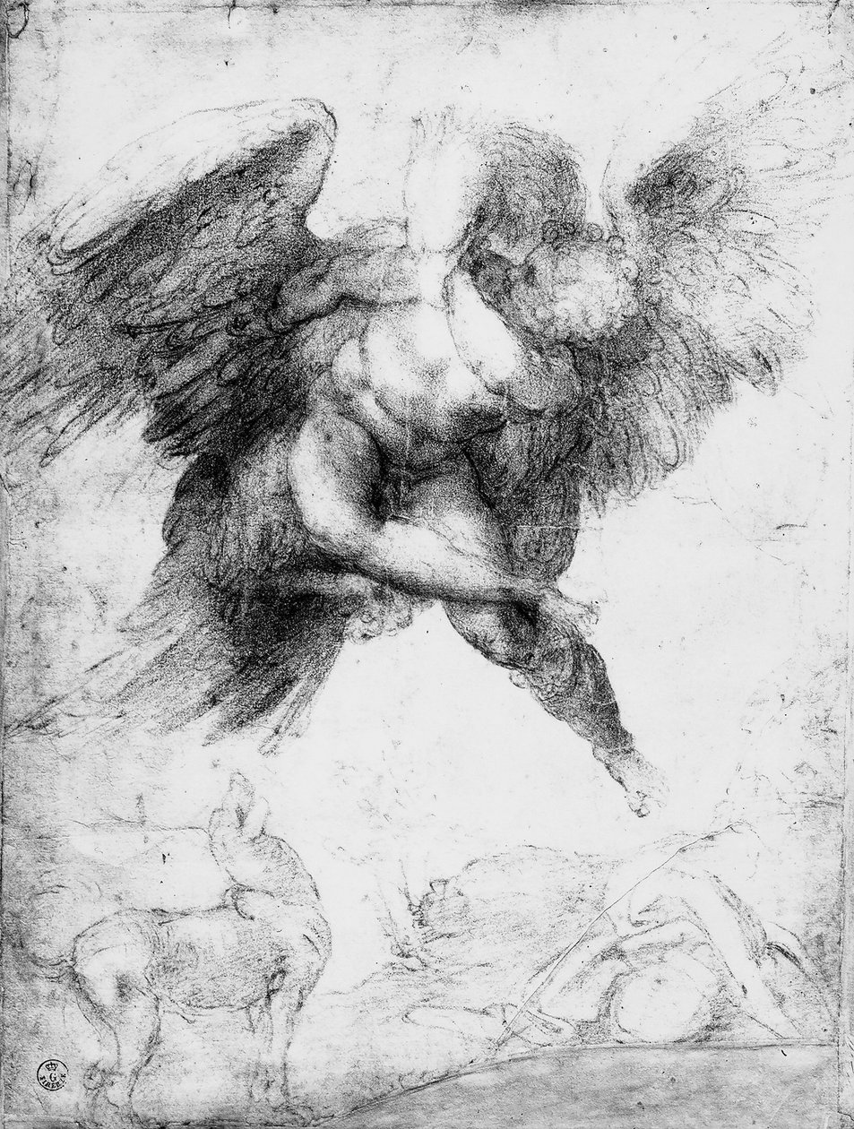 Il ratto di Ganimede da Michelangelo Buonarroti