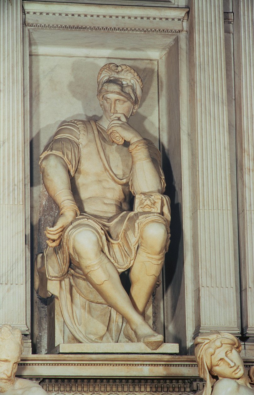 Tomba di Lorenzo de Medici (dettaglio) da Michelangelo Buonarroti
