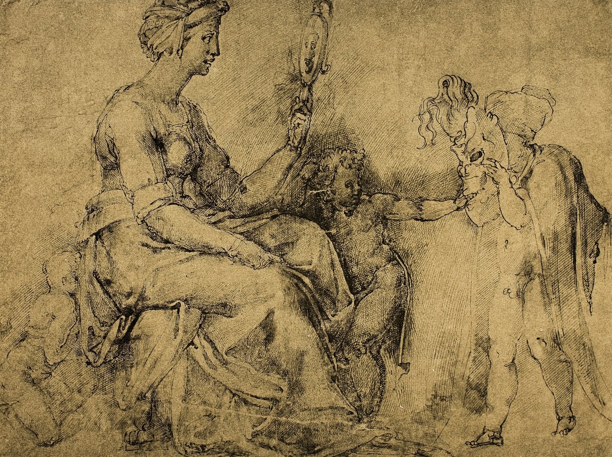 Vanità (?), disegno di Michelangelo da Michelangelo Buonarroti