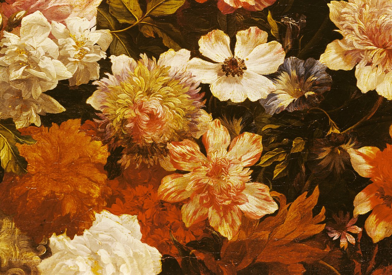 Dettaglio di fiori da Michelangelo Cerquozzi