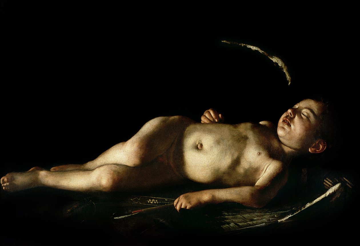 Cupido dormiente, 1608 da Michelangelo Merisi Caravaggio