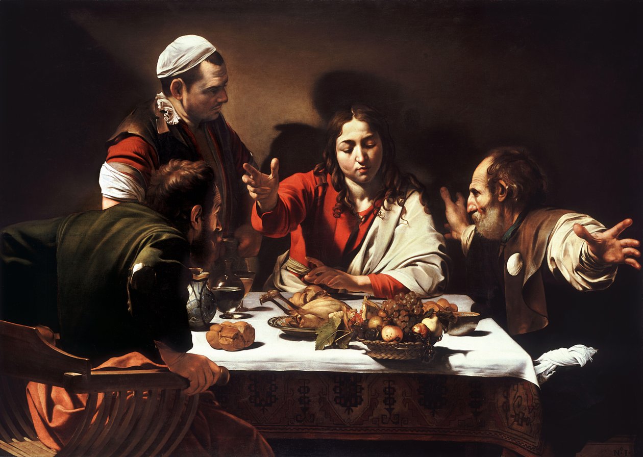 Cena in Emmaus da Michelangelo Merisi Caravaggio