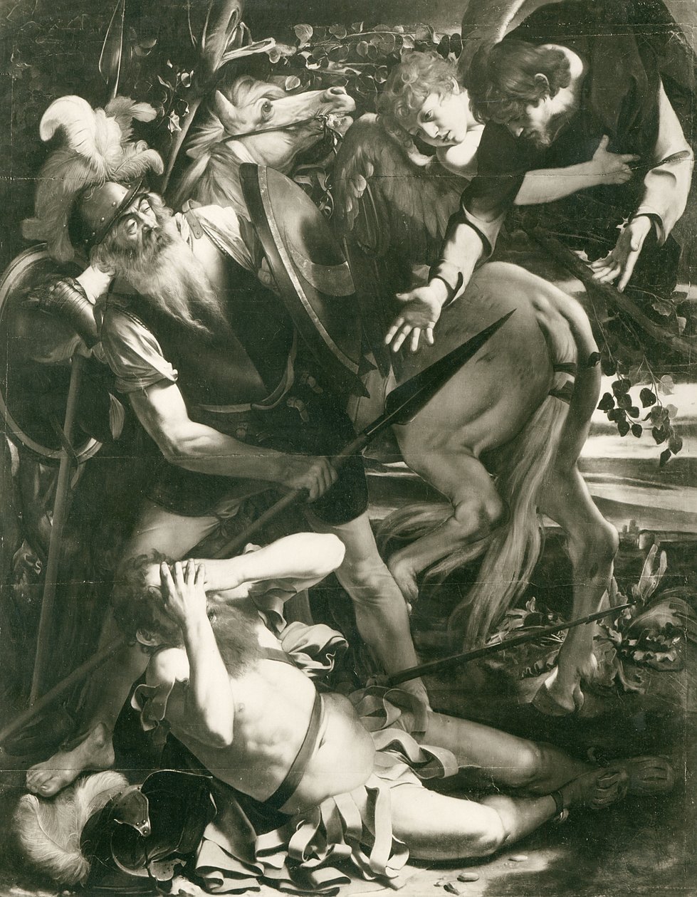 La conversione di San Paolo da Michelangelo Merisi Caravaggio