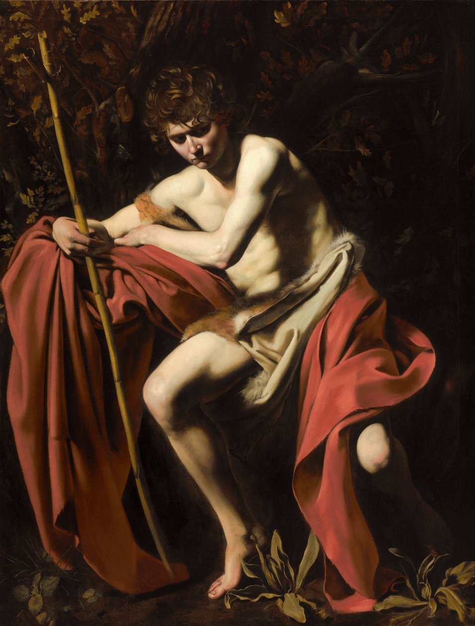 San Giovanni Battista nel deserto da Michelangelo Merisi Caravaggio