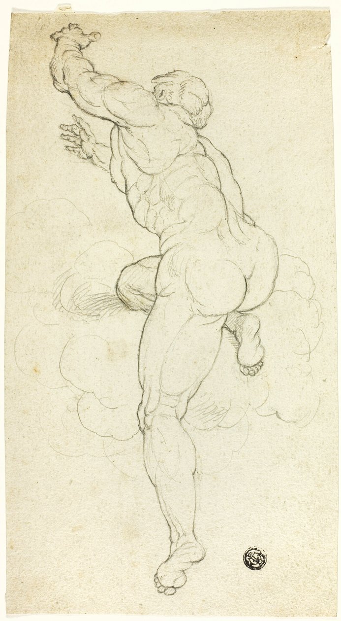 Nudo maschile ascendente da Michelangelo Buonarroti