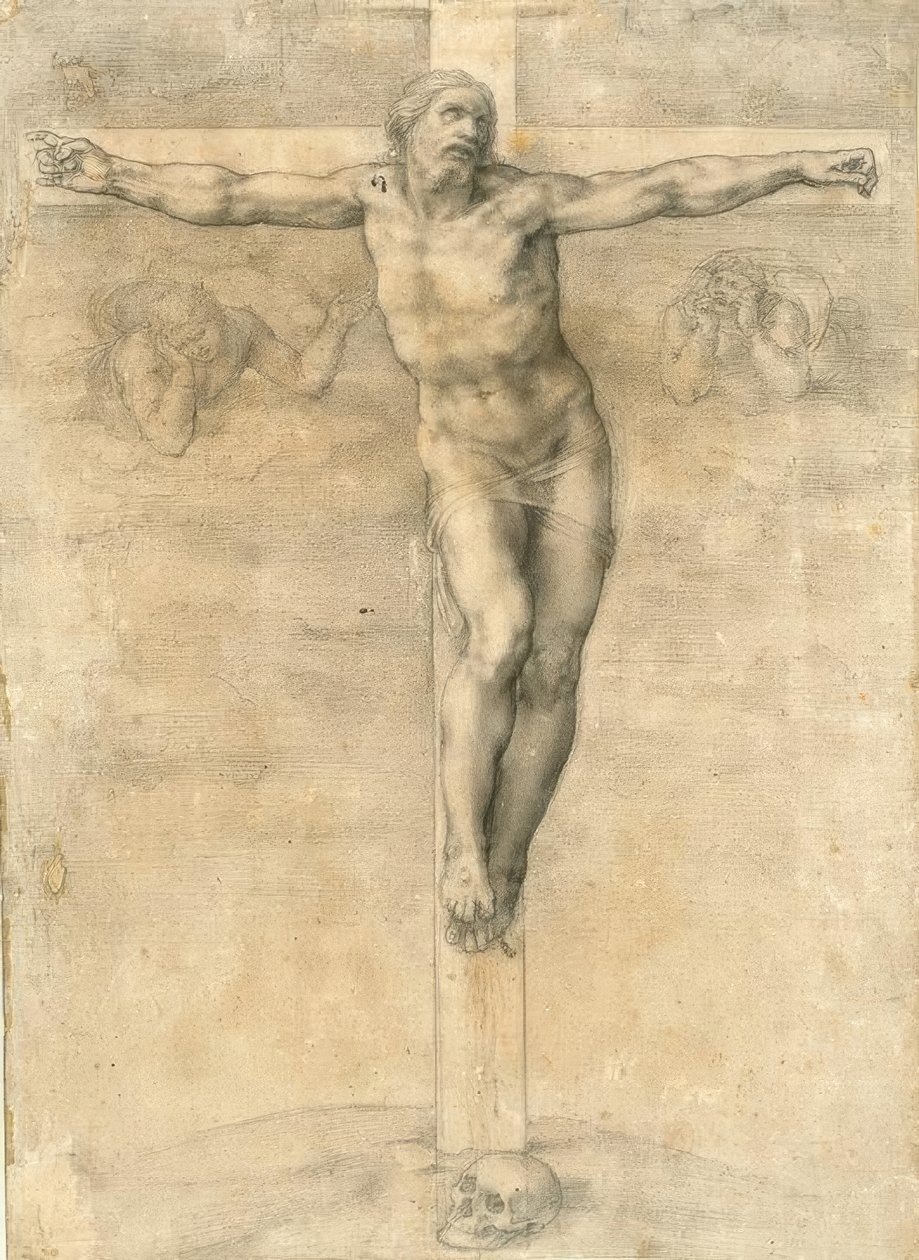 Crocifissione con due angeli da Michelangelo Buonarroti