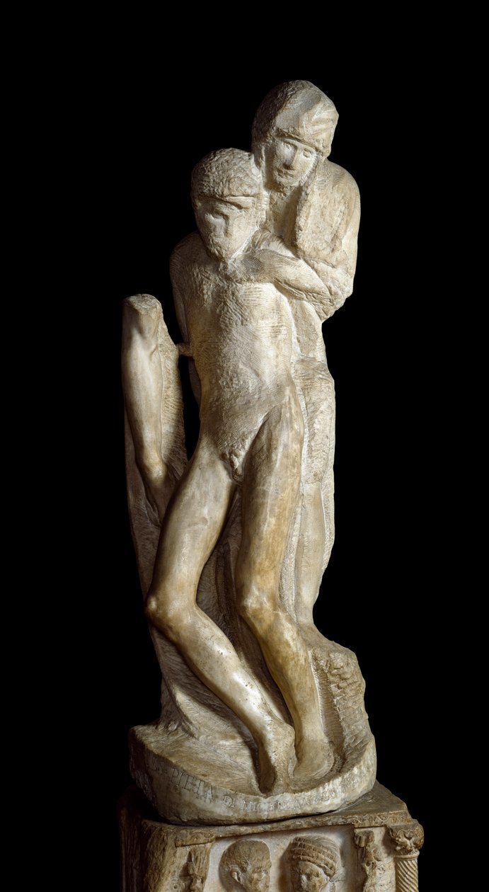 La Pietà Rondanini. Scultura da Michelangelo Buonarroti