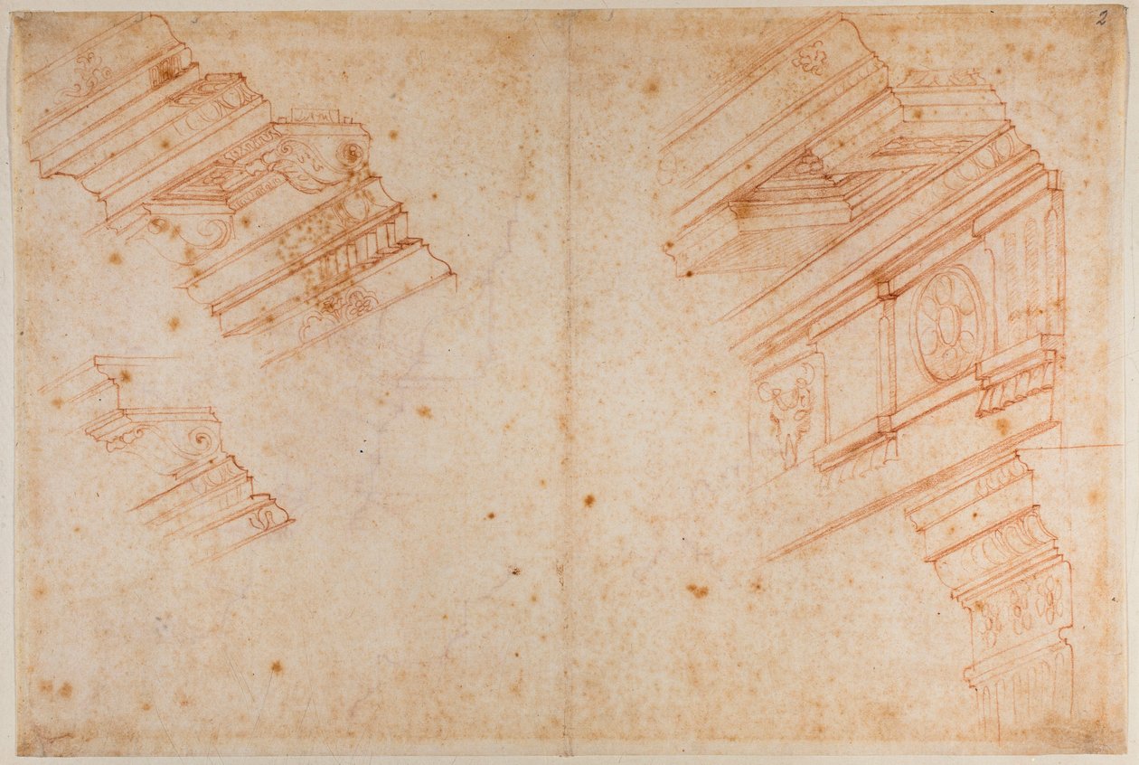 Studi da monumenti romani da Michelangelo Buonarroti