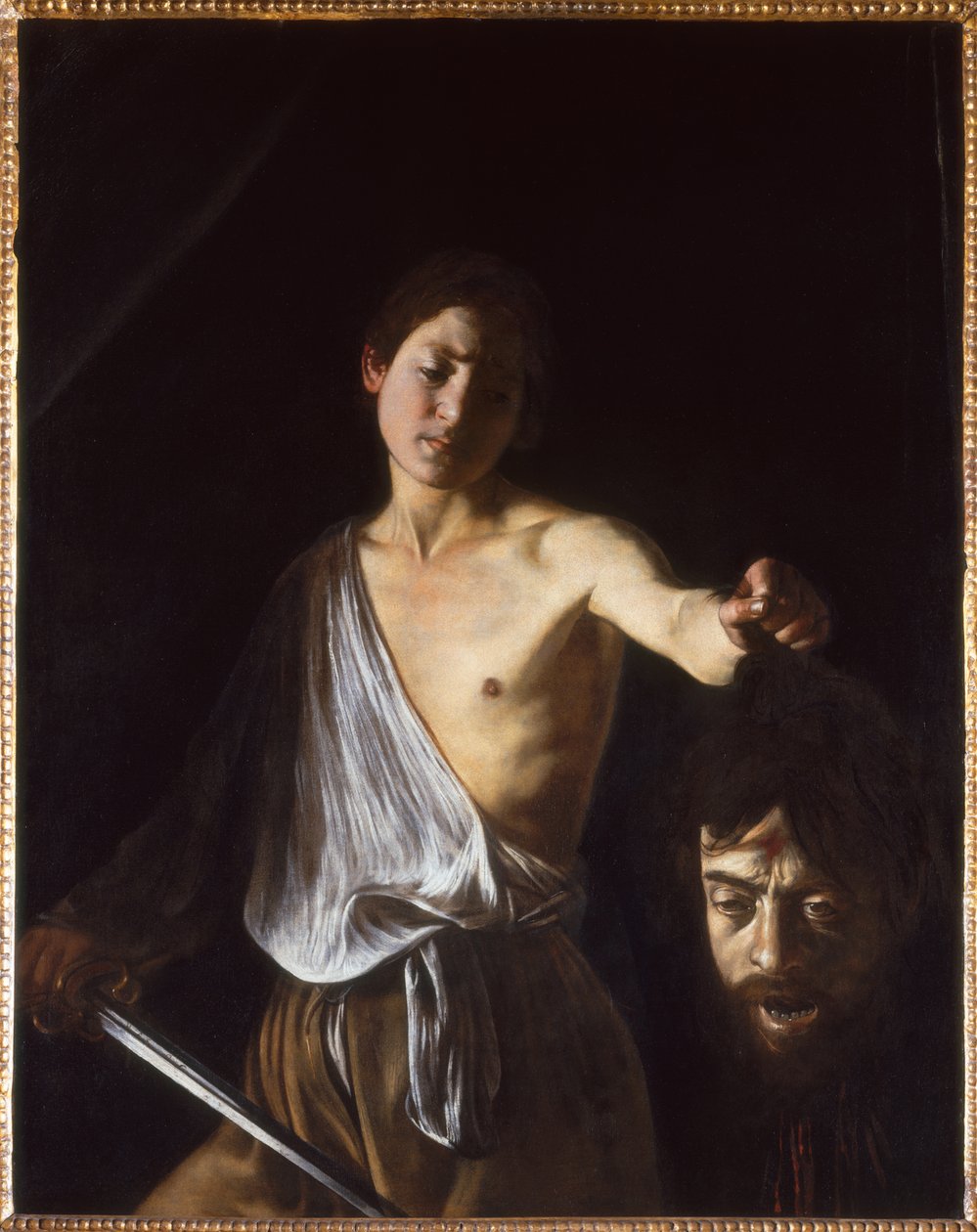 Davide con la testa di Golia da Michelangelo Caravaggio