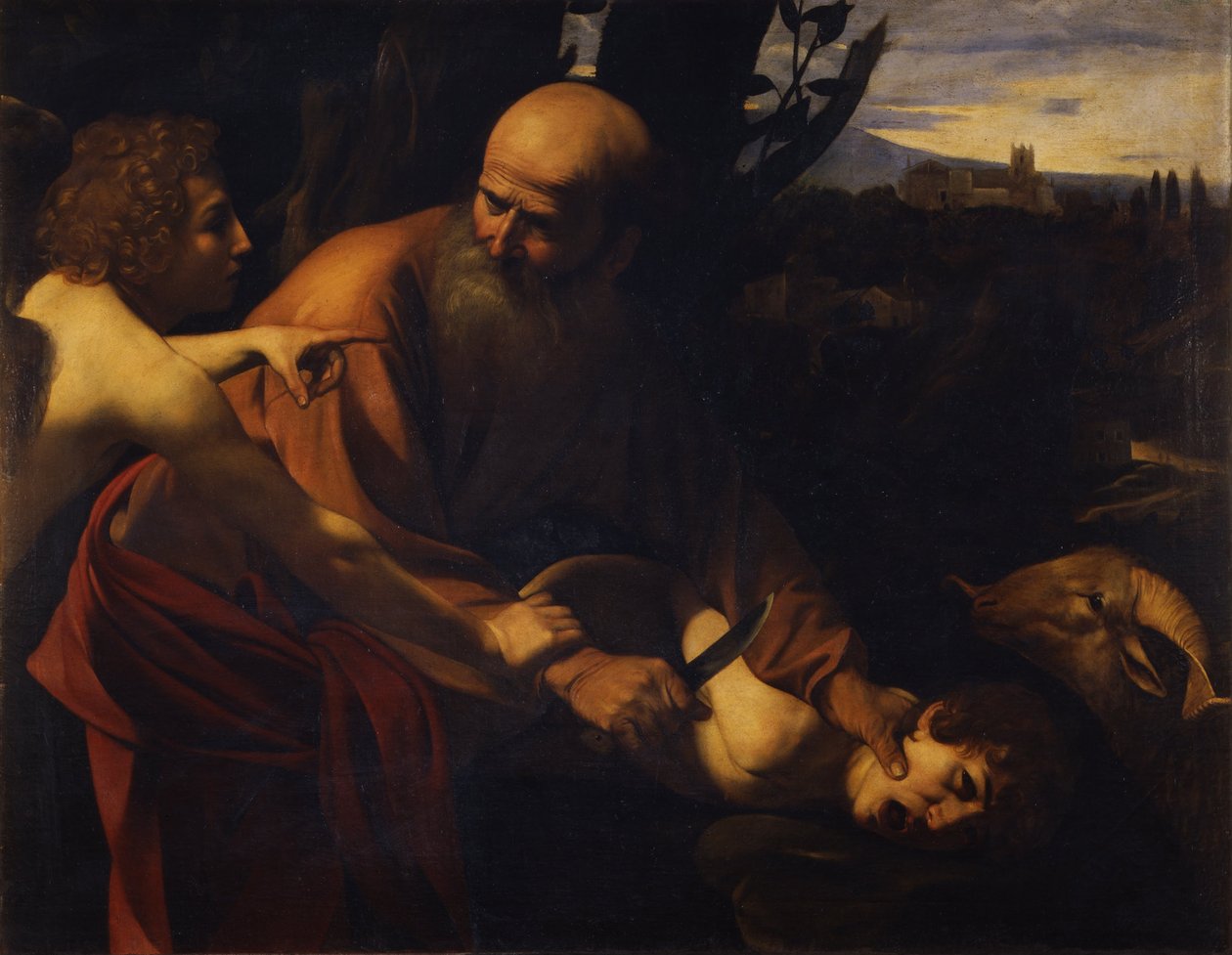 Abramo sacrifica Isacco, 1603-1604 da Michelangelo Merisi Caravaggio