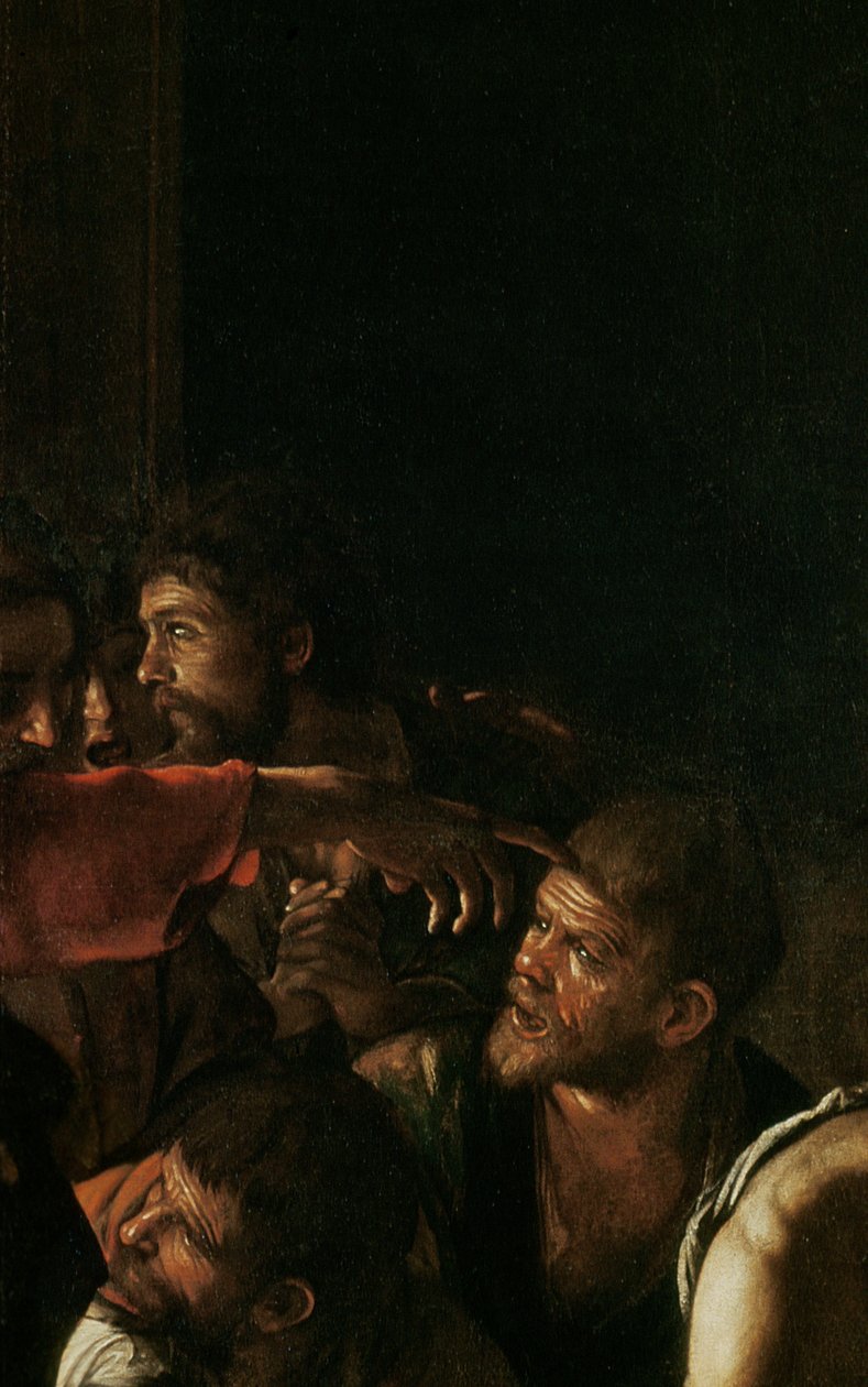 Resurrezione di Lazzaro (dettaglio) da Michelangelo Merisi Caravaggio