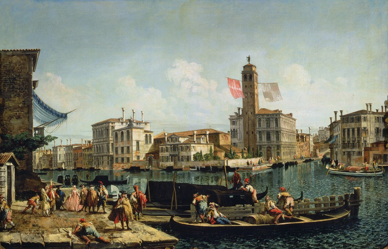 Il Canal Grande e S. Geremia, Venezia da Michele Marieschi
