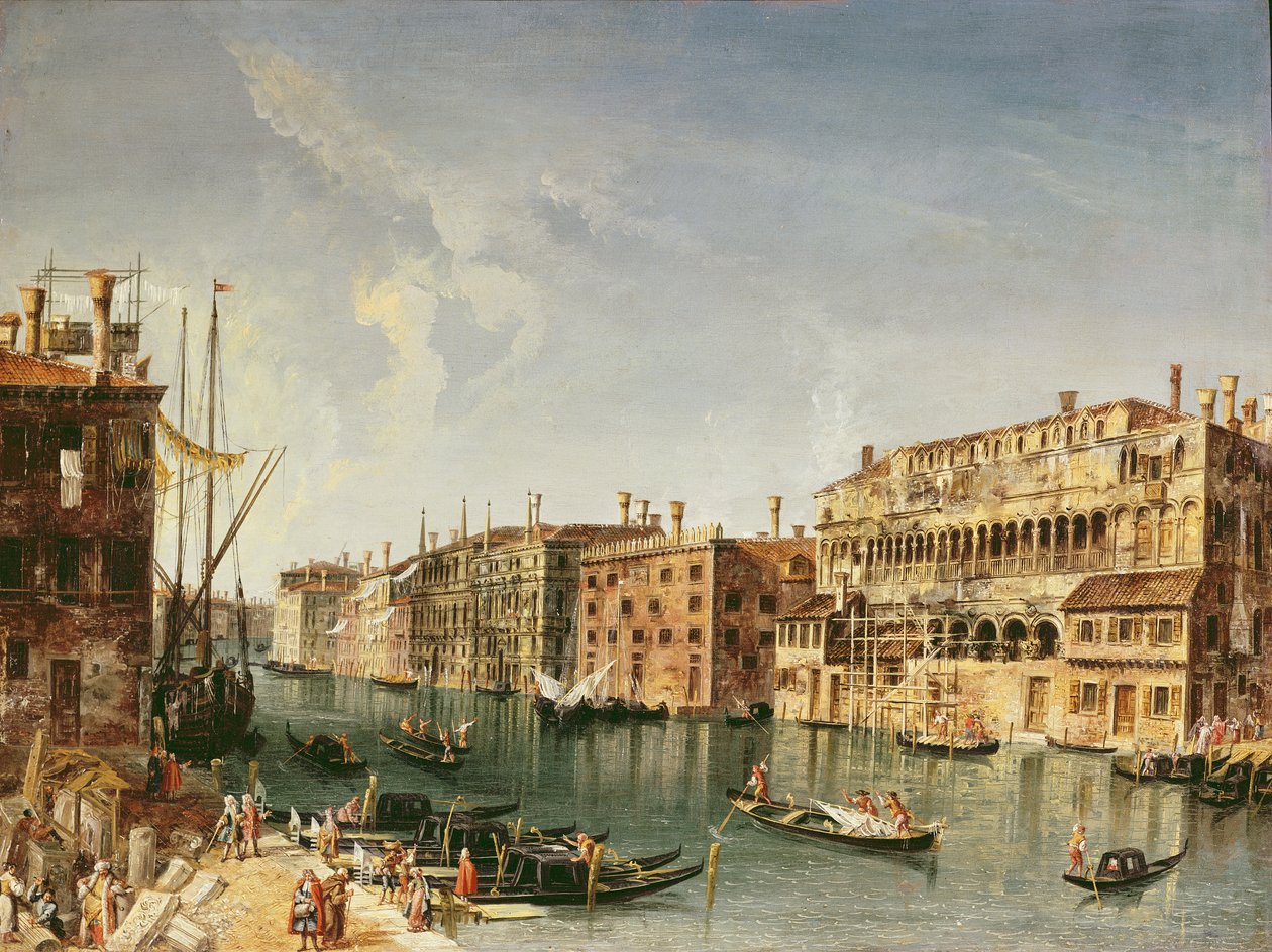 Venezia, Canal Grande e il Fondaco dei Turchi da Michele Marieschi