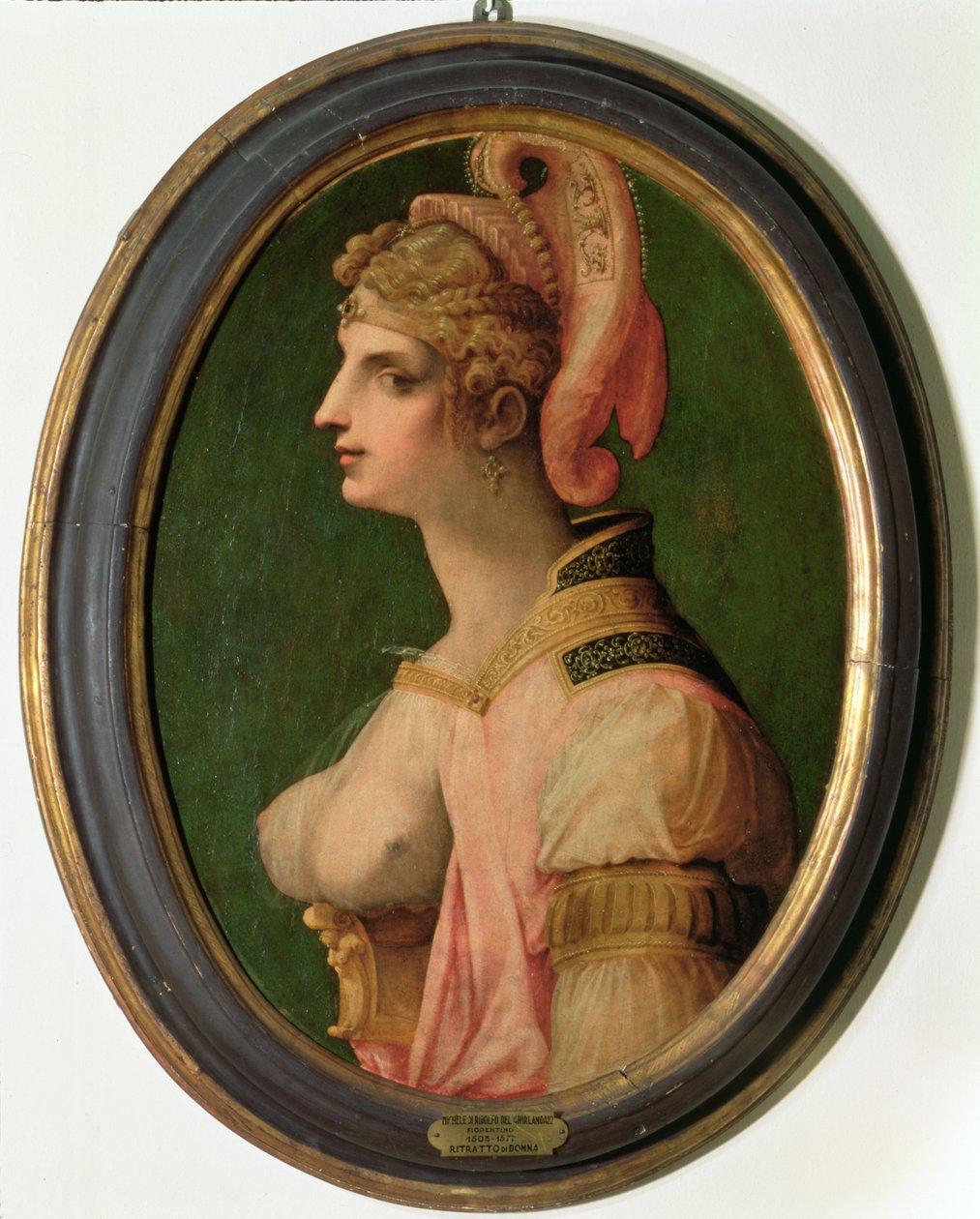 Ritratto di una donna, probabilmente Zenobia, Regina di Palmira da Michele di Ridolfo Tosini
