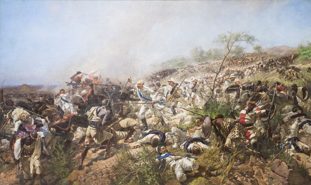La battaglia di Dogali da Michele Cammarano