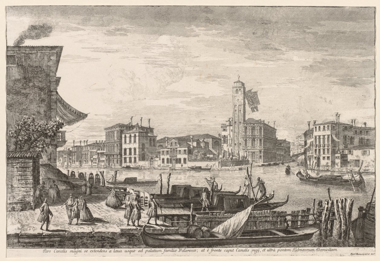 Vedute di Venezia: Cannaregio da Michele Marieschi