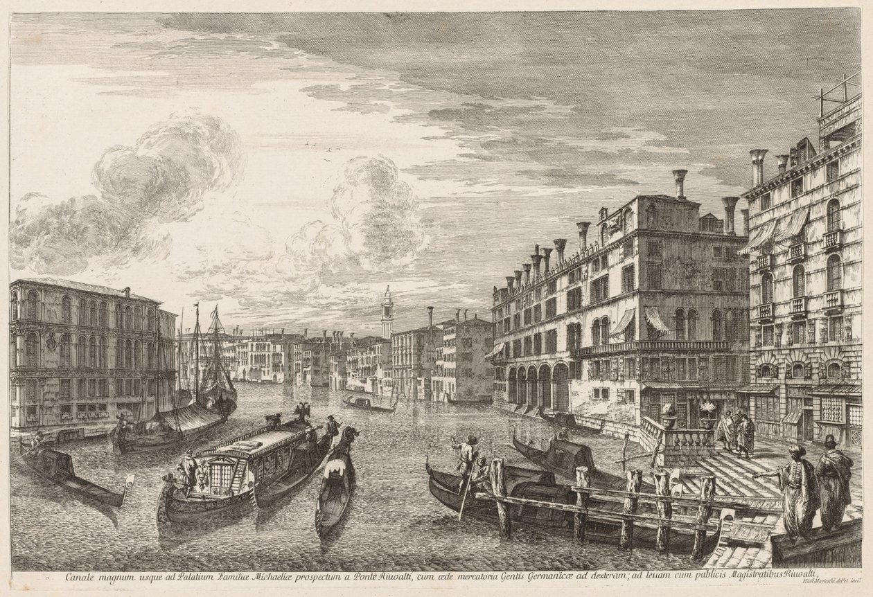 Vedute di Venezia: Canal Grande, 1741 da Michele Marieschi