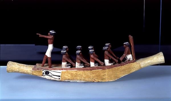 Modello di una barca, c.2000-1900 a.C. da Middle Kingdom Egyptian