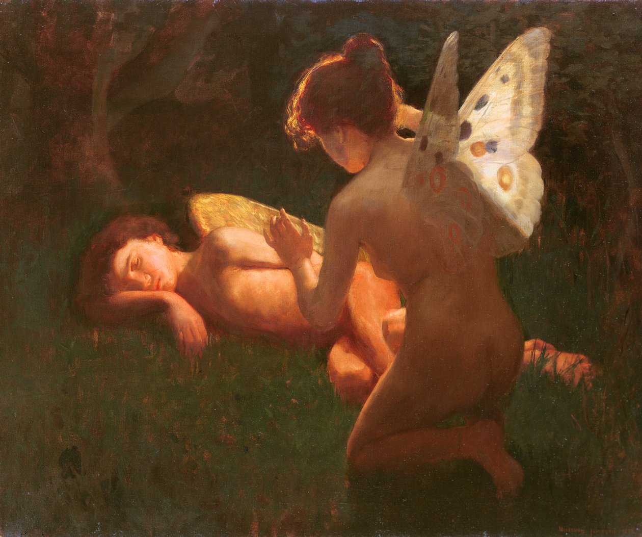 Cupido e Psiche, 1898 da Middleton Jameson