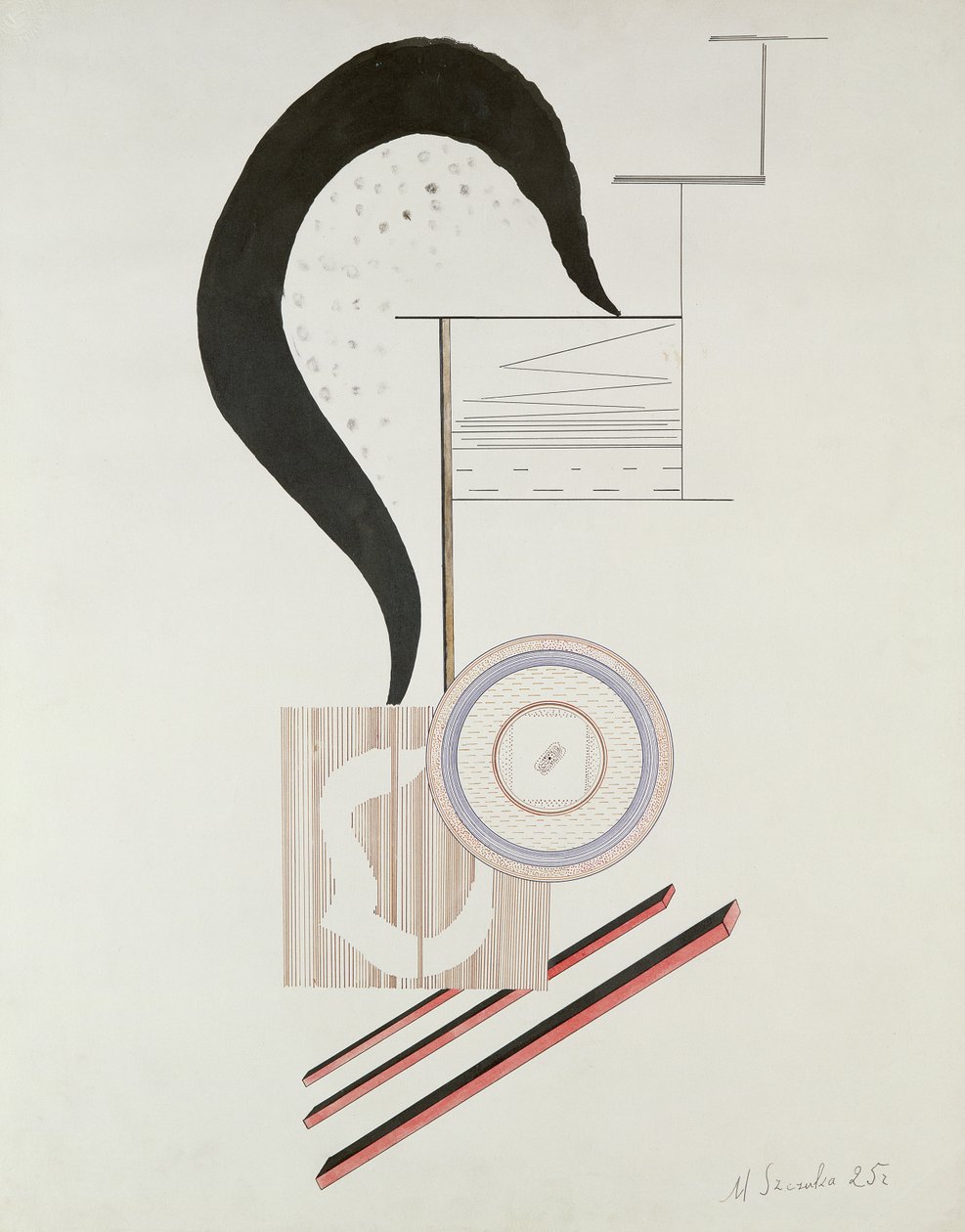 Composizione costruttivista, 1925 da Mieczyslaw Szczuka