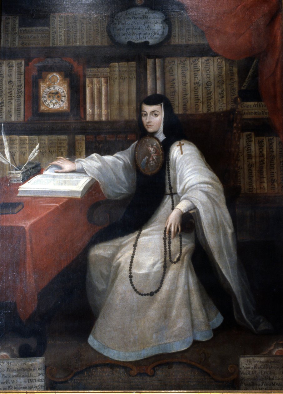 Ritratto di Sor Juana Ines de la Cruz, 1750 da Miguel Cabrera