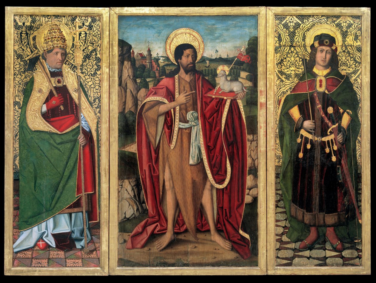 San Giovanni Battista, San Fabiano e San Sebastiano da Miguel Ximénez