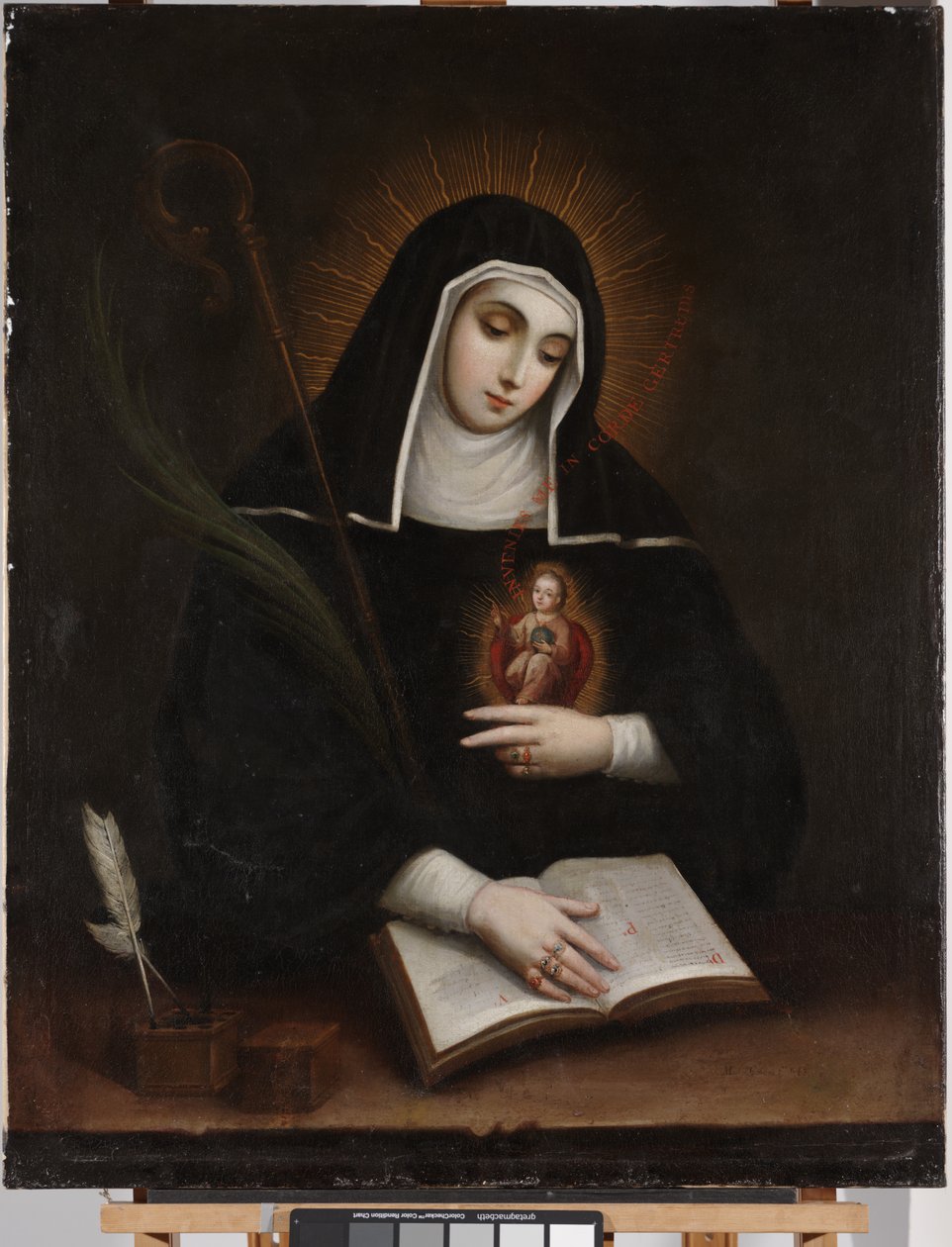 Santa Gertrude da Miguel Cabrera