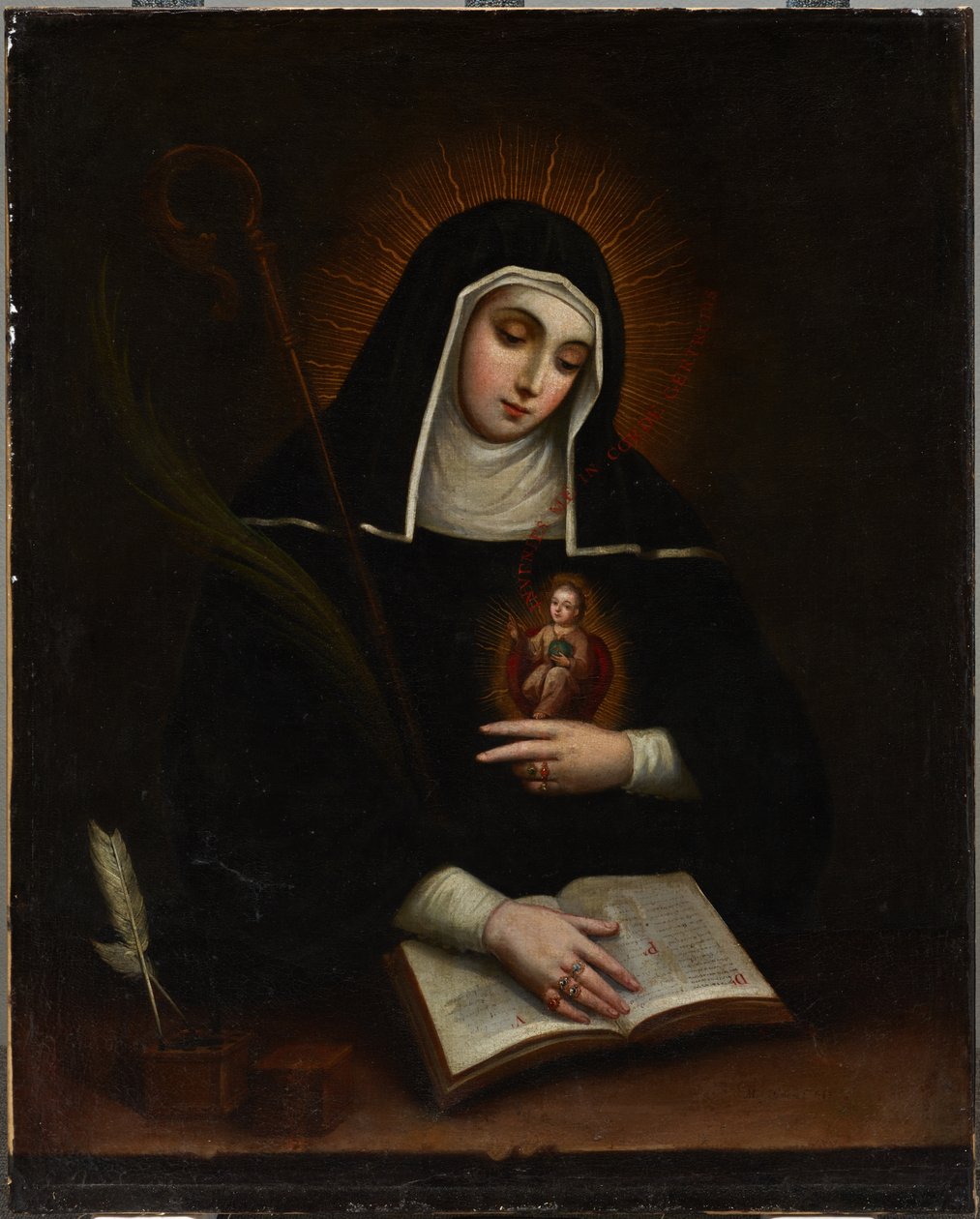 Santa Gertrude da Miguel Cabrera
