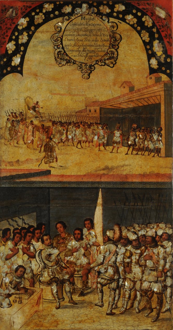 La Conquista del Messico, Tavola XV da Miguel Gonzales