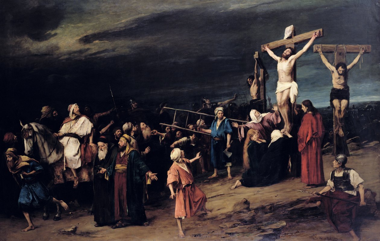 Cristo sulla croce, 1884 da Mihály Munkácsy