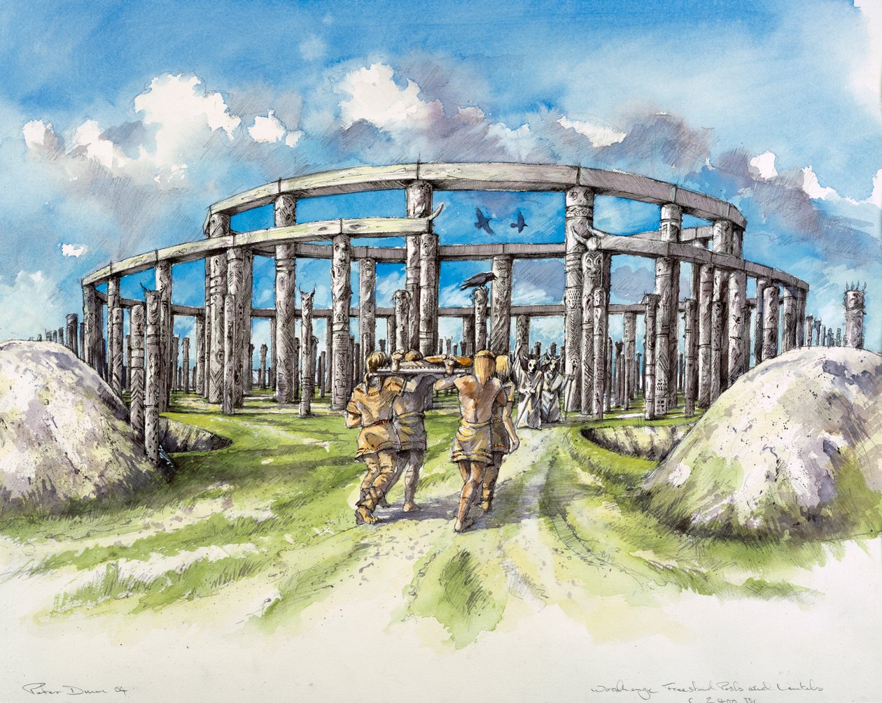 Woodhenge, XXV secolo a.C. da Mike Seaforth