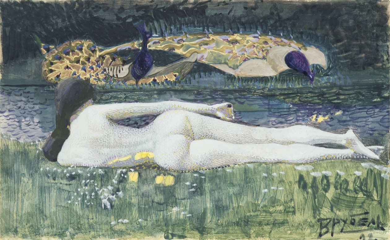 Nudo disteso da Mikhail Aleksandrovich Vrubel