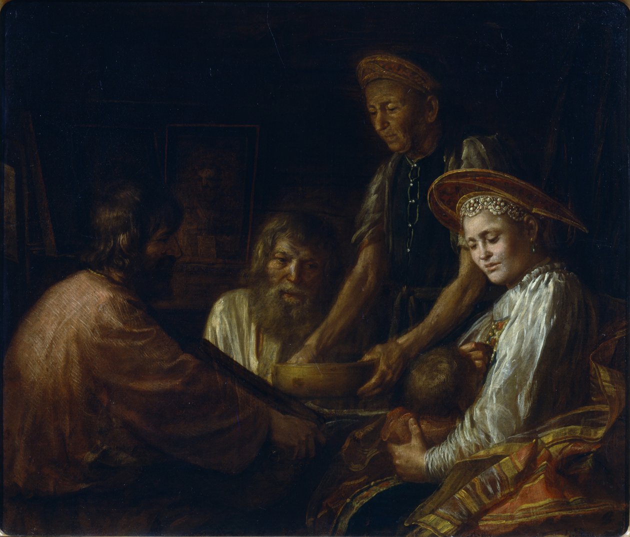 Pasto del Contadino, 1774 da Mikhail Shibanov