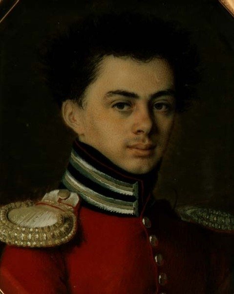 Ritratto di Nikolai Shepelev (n.1798) da Mikhail Zatsepin