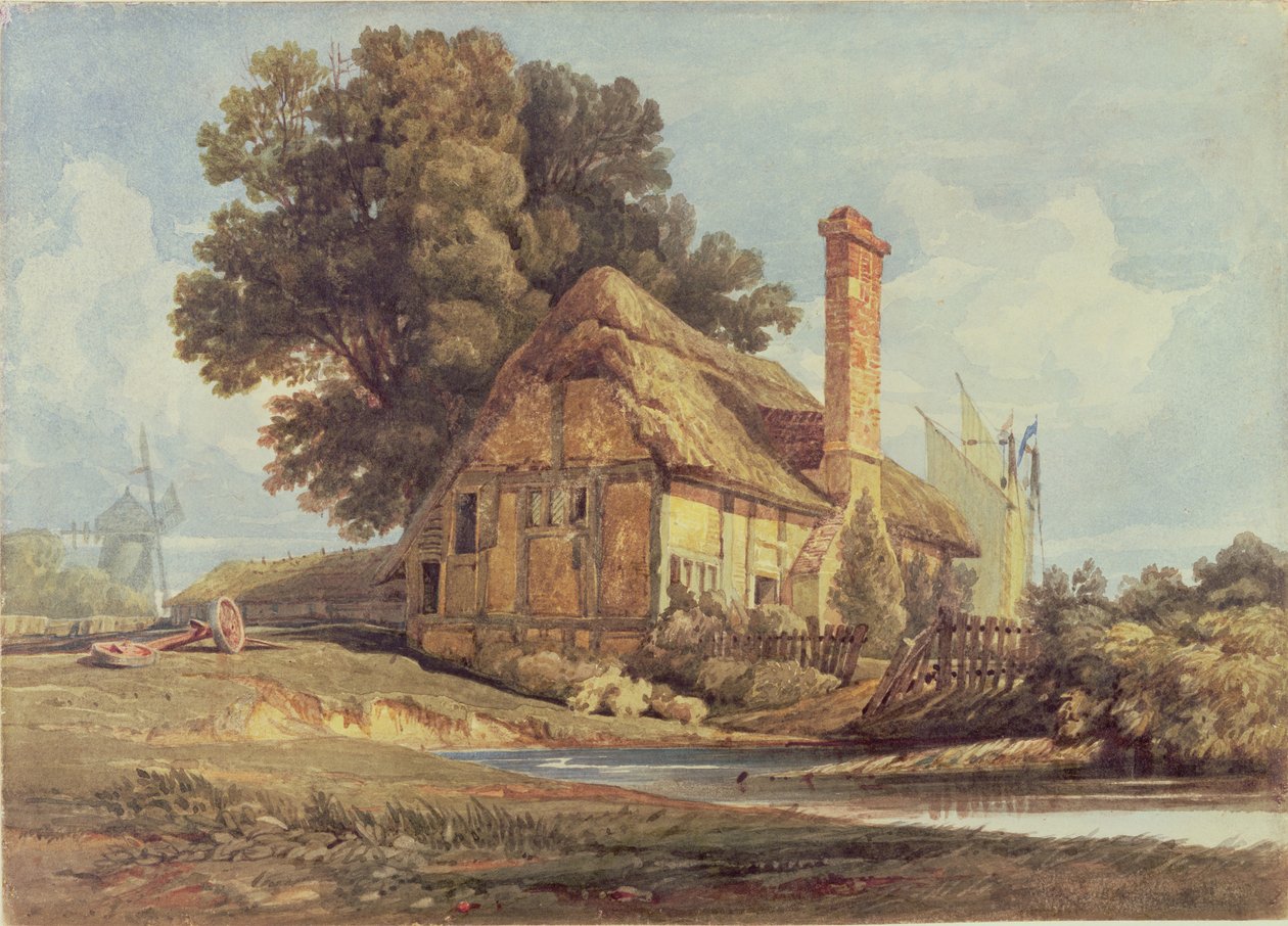 Cottage sul fiume da Miles Edmund Cotman